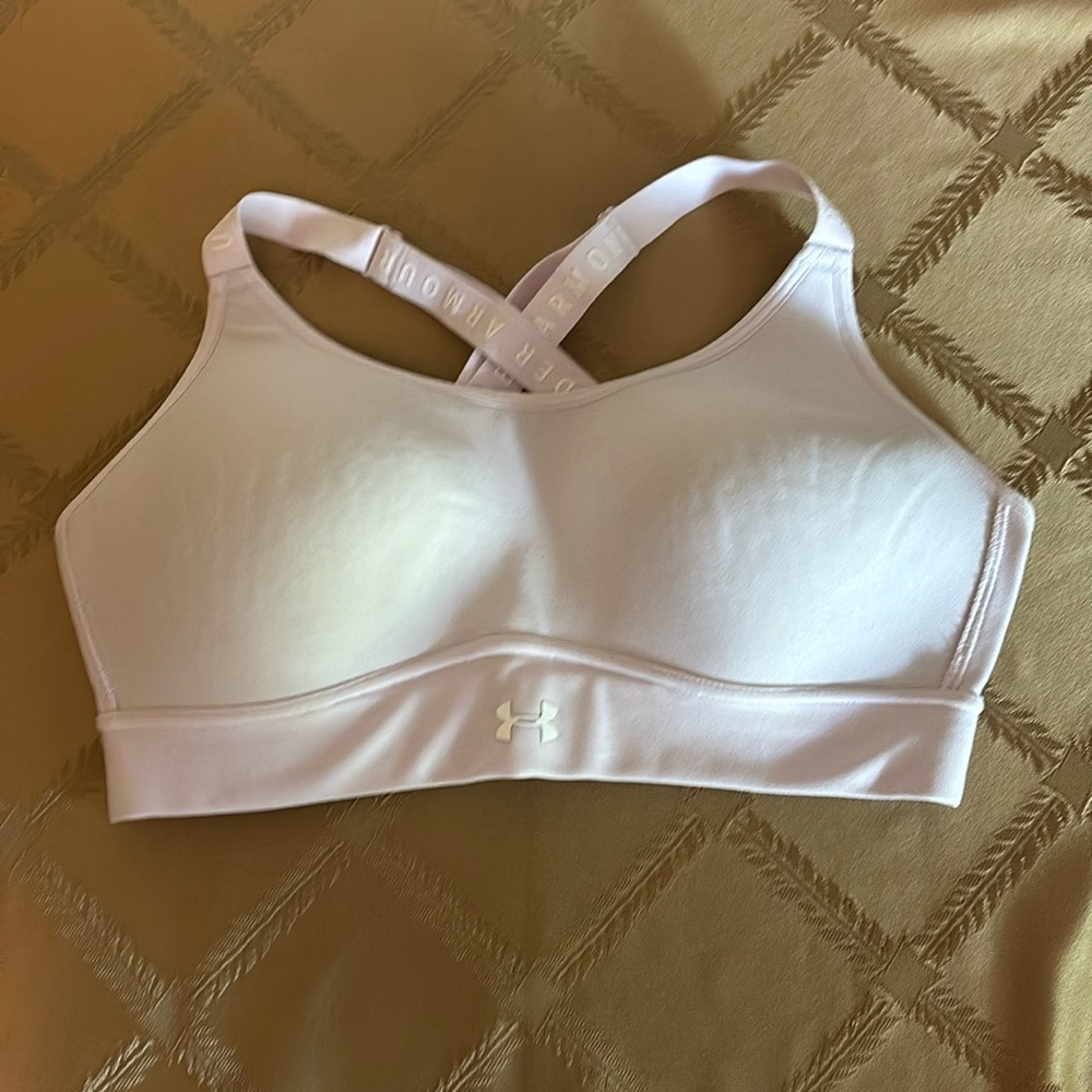 Pink Underarmour Sports Bra